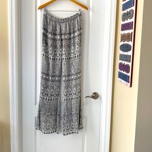 Raga Semi Sheer Sz Small Wide Legs Pants